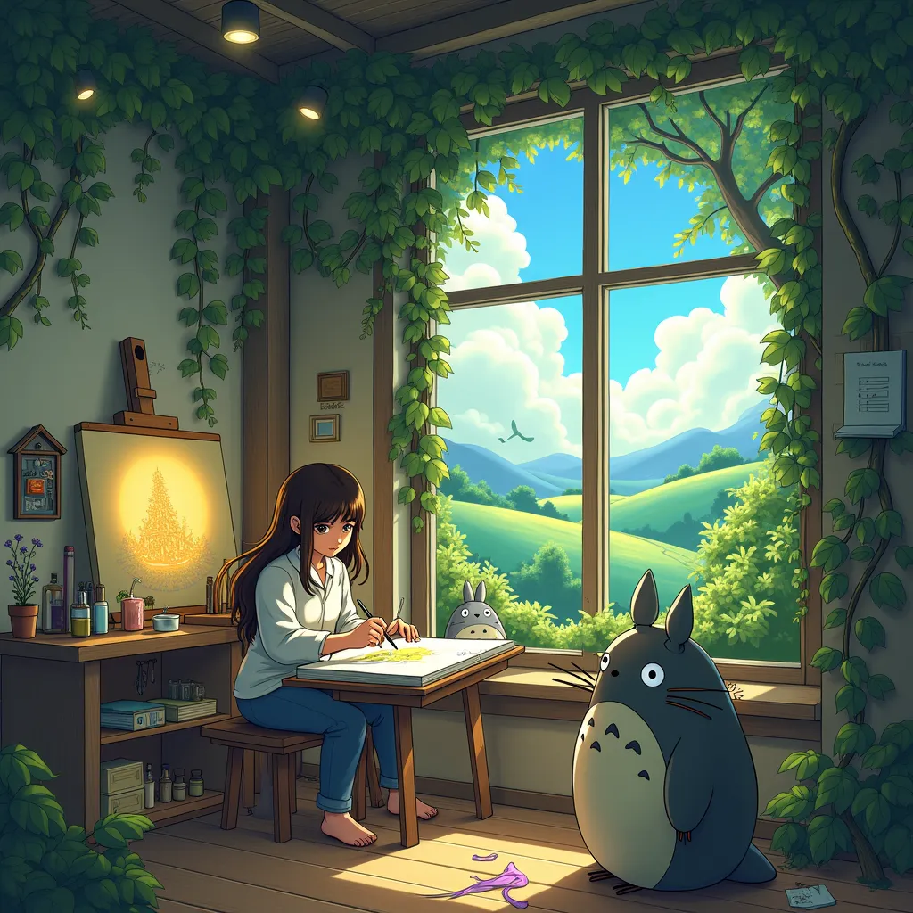 Recreating Studio Ghibli Magic: How Flux Ideagram’s AI Brings Animated Worlds to Life